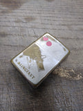 Vtg 1967 Zippo Lighter LEADOLENE Klingfast Pat 2517191 Restored Nice Patina!
