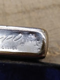 Vtg 1967 Zippo Lighter LEADOLENE Klingfast Pat 2517191 Restored Nice Patina!