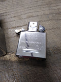 Vtg 1967 Zippo Lighter LEADOLENE Klingfast Pat 2517191 Restored Nice Patina!