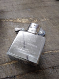 Vtg Unfired 2001 Zippo Cigarette Lighter God Bless America Street Chrome USA