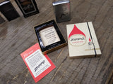 Vtg 1973 Zippo Cigarette Lighter Duke Mfg Tape Control Eastlake Ohio w/Box USA
