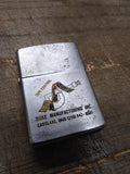 Vtg 1973 Zippo Cigarette Lighter Duke Mfg Tape Control Eastlake Ohio w/Box USA
