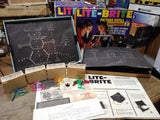 Vtg 1967 Lite Brite Toy by Hasbro Original Pegs Instructions Sheets Box Working!