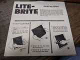 Vtg 1967 Lite Brite Toy by Hasbro Original Pegs Instructions Sheets Box Working!