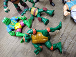Vtg 9 Piece Ninja Turtle Action Figure and Assorted Toy Lot