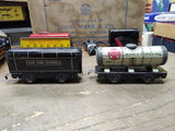 Vtg O Gauge Marx Commodore Vanderbilt Train Set NYC Engine 4 Cars Box Works Good