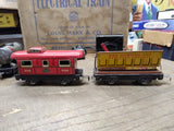Vtg O Gauge Marx Commodore Vanderbilt Train Set NYC Engine 4 Cars Box Works Good