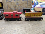 Vtg O Gauge Marx Commodore Vanderbilt Train Set NYC Engine 4 Cars Box Works Good