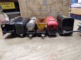 Vtg O Gauge Marx Commodore Vanderbilt Train Set NYC Engine 4 Cars Box Works Good