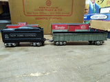 Vtg O Gauge Marx Toy Train Set 999 Steam Engine NY Central Tender B&O 4 Cars Box