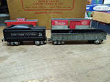 Vtg O Gauge Marx Toy Train Set 999 Steam Engine NY Central Tender B&O 4 Cars Box