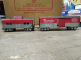 Vtg O Gauge Marx Toy Train Set 999 Steam Engine NY Central Tender B&O 4 Cars Box