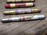 Vtg 5 Piece Bullet Advertising Pencil Lot Diamond Fertilizer Pfister Hybrids