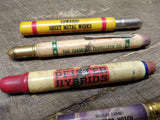 Vtg 5 Piece Bullet Advertising Pencil Lot Diamond Fertilizer Pfister Hybrids