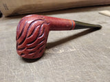 Vtg Dr Grabow Royal Duke Rusticated Billiard Smoking Tobacco Pipe Good Shape