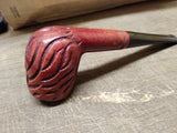 Vtg Dr Grabow Royal Duke Rusticated Billiard Smoking Tobacco Pipe Good Shape