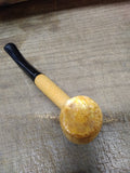 Vtg Missouri Meerschaum Half Bent Corn Cob Smoking Tobacco Pipe Good Shape