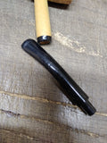 Vtg Missouri Meerschaum Half Bent Corn Cob Smoking Tobacco Pipe Good Shape