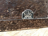 Vtg KING New York 6 Pc Scottish Terrier Smoking Pipe Rest Holder Very Nice Shape