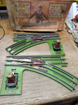 Vtg Lionel Trains Prewar Std Gauge No 210 Left Right Turnout Switch Tracks w/Box