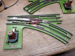 Vtg Lionel Trains Prewar Std Gauge No 210 Left Right Turnout Switch Tracks w/Box