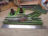Vtg Lionel Trains Prewar Std Gauge No 210 Left Right Turnout Switch Tracks w/Box
