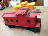 Vtg O Gauge Lionel and Marx Toy Train Car and Parts Repair Lot Caboose Side Dump