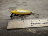 Vtg Heddon River Runt Spook Floater Rattler Freshwater Fishing Lure Nice Shape!