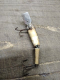 Vtg L&S Bass Master Model 15 Jointed Minnow Freshwater Fishing Lure