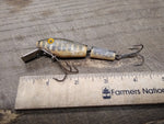Vtg L&S Bass Master Model 15 Jointed Minnow Freshwater Fishing Lure