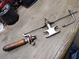 Vtg Antique 1800's Steavins Hand Saw Filer Sharpening Woodworking Carpenter Tool