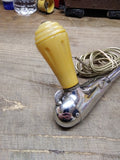Vtg Unity Mfg Model S6 Chrome Automobile Spotlight Ivory Handle Hot Rod Car Nice