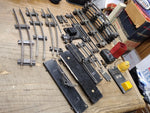 Vtg American Flyer Parts Repair Lot Straight Curved Track Remote Uncoupler Cars