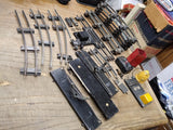 Vtg American Flyer Parts Repair Lot Straight Curved Track Remote Uncoupler Cars