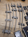Vtg American Flyer Parts Repair Lot Straight Curved Track Remote Uncoupler Cars