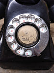 Vtg Kellogg Desktop Black Rotary Dial Telephone Parts Repair Lot 1000 Series