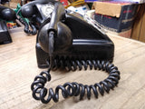 Vtg Kellogg Desktop Black Rotary Dial Telephone Parts Repair Lot 1000 Series