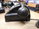 Vtg Kellogg Desktop Black Rotary Dial Telephone Parts Repair Lot 1000 Series