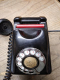 Vtg Kellogg Desktop Black Rotary Dial Telephone Parts Repair Lot 1000 Series