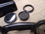 Vtg Kellogg Desktop Black Rotary Dial Telephone Parts Repair Lot 1000 HA4 Series