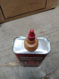 Vtg Marvel Lubricating Oil Super Blend 4 Ounce Can with Red Cap