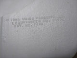 Vtg Don Featherstone Blow Mold Snow Man Union Products Lighted 23' x 14" Nice!