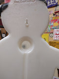 Vtg Don Featherstone Blow Mold Snow Man Union Products Lighted 23' x 14" Nice!