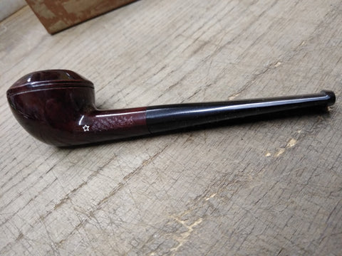 Vtg Smoke Master Tobacco Pipe Imported Briar Squat Bulldog Stinger Filter Nice!