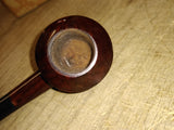 Vtg Smoke Master Tobacco Pipe Imported Briar Squat Bulldog Stinger Filter Nice!