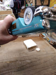 Vtg Jim Beam EMPTY Decanter 1957 Chevrolet Bel Air Turquoise Blue Ceramic w/Box!