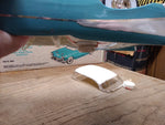 Vtg Jim Beam EMPTY Decanter 1957 Chevrolet Bel Air Turquoise Blue Ceramic w/Box!