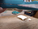 Vtg Jim Beam EMPTY Decanter 1957 Chevrolet Bel Air Turquoise Blue Ceramic w/Box!