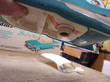 Vtg Jim Beam EMPTY Decanter 1957 Chevrolet Bel Air Turquoise Blue Ceramic w/Box!