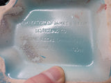 Vtg Jim Beam EMPTY Decanter 1957 Chevrolet Bel Air Turquoise Blue Ceramic w/Box!
